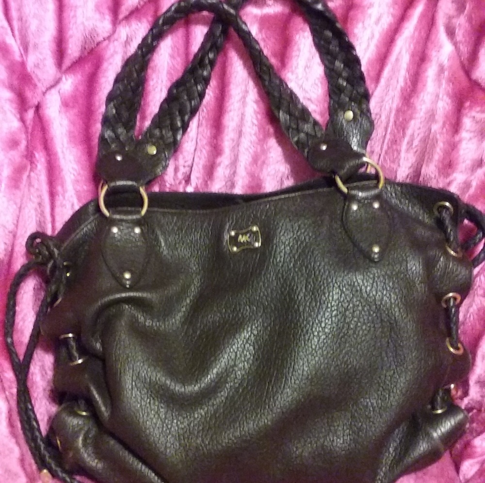 ***SOLD***MICHAEL KORS THICK CHOCOLATE LEATHER